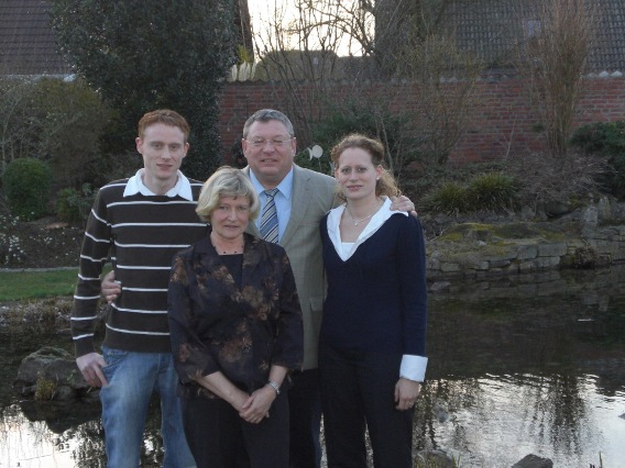 Schirmherr Helmut Lehmann mit Familie